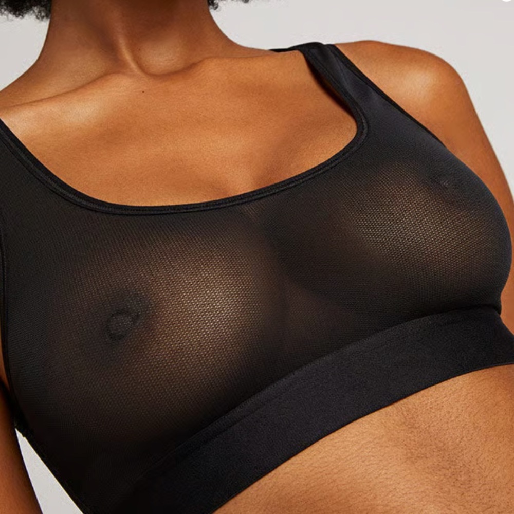 Negative Underwear Black Sheer Bra